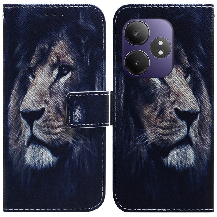 Custodia per cellulare in pelle flip con disegno colorato, For Realme 13+ Global, For Realme GT 6 / GT 6T / GT Neo6