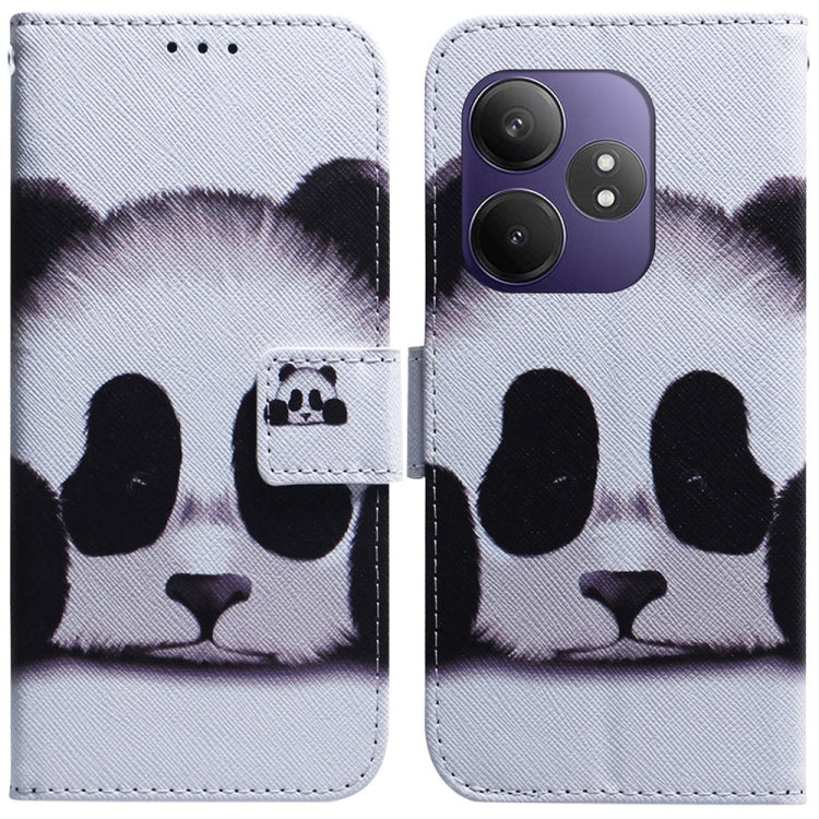 Custodia per cellulare in pelle flip con disegno colorato, For Realme 13+ Global, For Realme GT 6 / GT 6T / GT Neo6