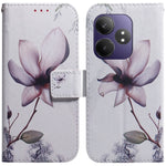 Custodia per cellulare in pelle flip con disegno colorato, For Realme 13+ Global, For Realme GT 6 / GT 6T / GT Neo6
