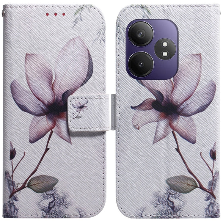 Custodia per cellulare in pelle flip con disegno colorato, For Realme 13+ Global, For Realme GT 6 / GT 6T / GT Neo6