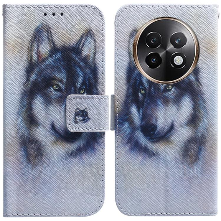 Custodia per cellulare in pelle flip con disegno colorato, For Realme 13+ Global, For Realme GT 6 / GT 6T / GT Neo6
