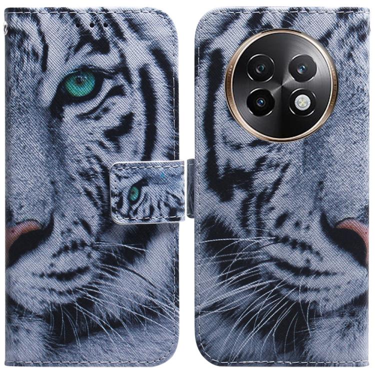 Custodia per cellulare in pelle flip con disegno colorato, For Realme 13+ Global, For Realme GT 6 / GT 6T / GT Neo6