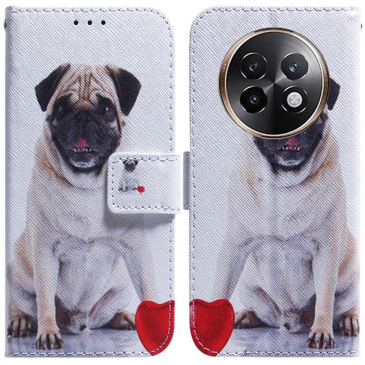 Custodia per cellulare in pelle flip con disegno colorato, For Realme 13+ Global, For Realme GT 6 / GT 6T / GT Neo6