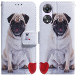 Custodia per cellulare in pelle flip con disegno colorato, For OPPO A38 4G / A18, For OPPO A58 4G