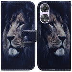 Custodia per cellulare in pelle flip con disegno colorato, For OPPO Reno10 5G / Reno10 Pro Global, For OPPO A78 4G
