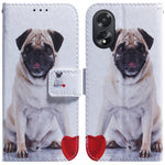 Custodia per cellulare in pelle flip con disegno colorato, For OPPO A38 4G / A18, For OPPO A58 4G