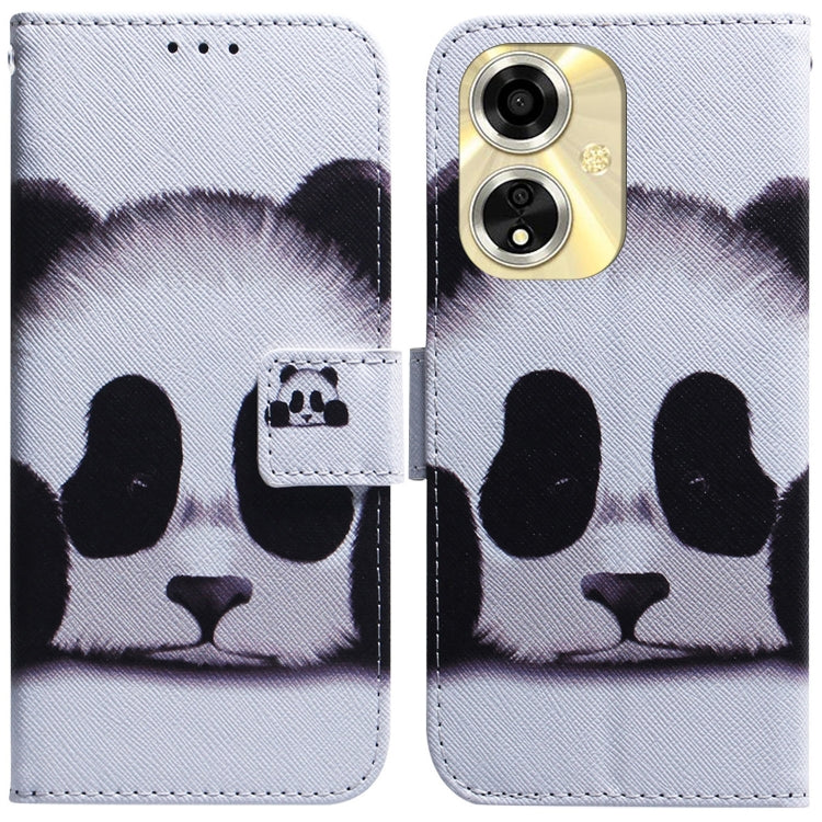 Custodia per cellulare in pelle flip con disegno colorato, For OPPO Reno11 Pro Global, For OPPO A59 5G / A2M