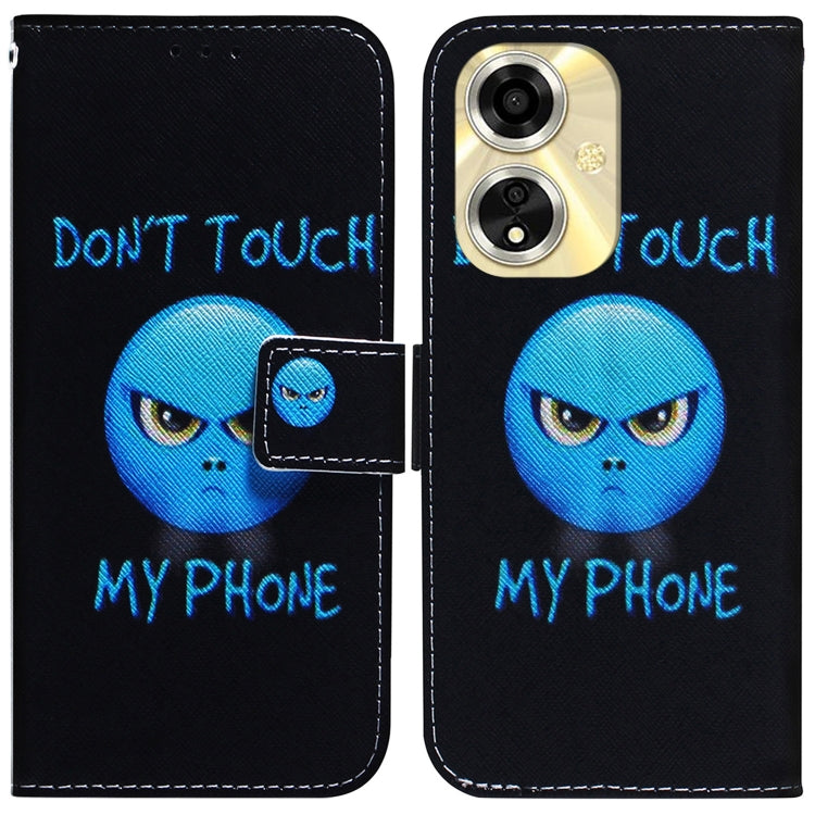 Custodia per cellulare in pelle flip con disegno colorato, For OPPO Reno11 Pro Global, For OPPO A59 5G / A2M