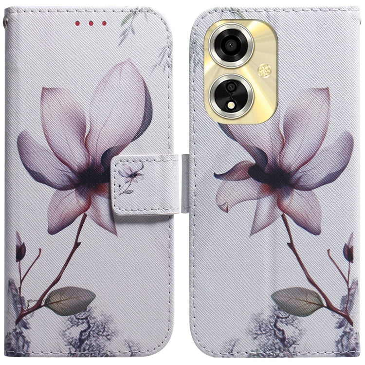 Custodia per cellulare in pelle flip con disegno colorato, For OPPO Reno11 Pro Global, For OPPO A59 5G / A2M