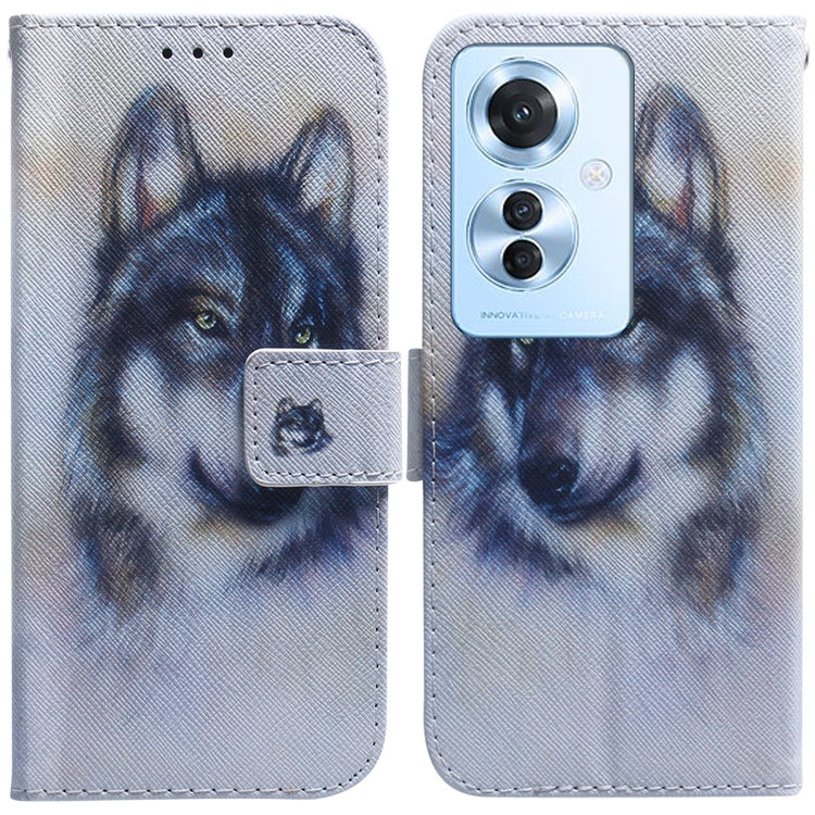 Custodia per cellulare in pelle flip con disegno colorato, For OPPO A3 Pro 5G, For OPPO F25 Pro 5G Global