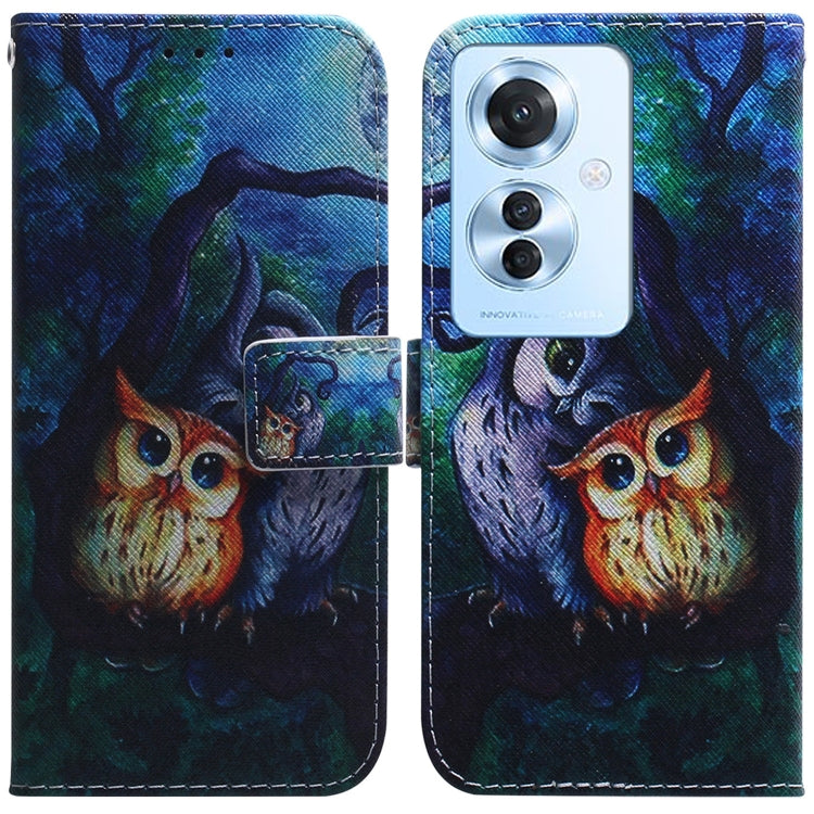 Custodia per cellulare in pelle flip con disegno colorato, For OPPO A3 Pro 5G, For OPPO F25 Pro 5G Global