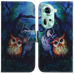 Custodia per cellulare in pelle flip con disegno colorato, For OPPO Reno11 F Global, For OPPO Reno11 Global