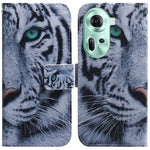 Custodia per cellulare in pelle flip con disegno colorato, For OPPO Reno11 F Global, For OPPO Reno11 Global