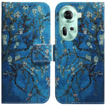 Custodia per cellulare in pelle flip con disegno colorato, For OPPO Reno11 F Global, For OPPO Reno11 Global