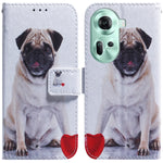 Custodia per cellulare in pelle flip con disegno colorato, For OPPO Reno11 F Global, For OPPO Reno11 Global