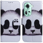 Custodia per cellulare in pelle flip con disegno colorato, For OPPO Reno11 F Global, For OPPO Reno11 Global