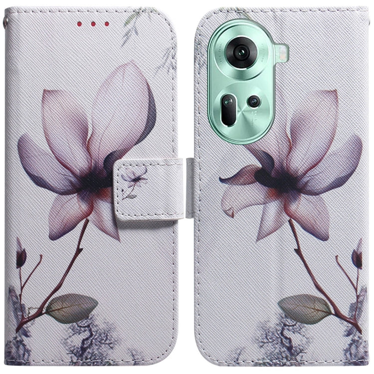 Custodia per cellulare in pelle flip con disegno colorato, For OPPO Reno11 F Global, For OPPO Reno11 Global