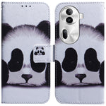 Custodia per cellulare in pelle flip con disegno colorato, For OPPO Reno11 Pro Global, For OPPO A59 5G / A2M