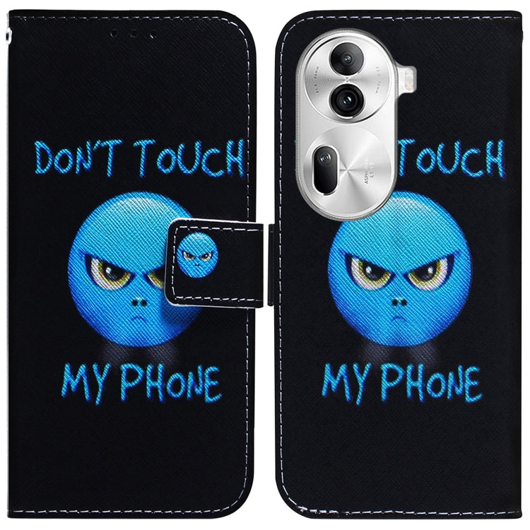 Custodia per cellulare in pelle flip con disegno colorato, For OPPO Reno11 Pro Global, For OPPO A59 5G / A2M