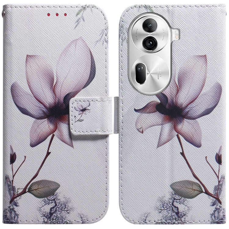 Custodia per cellulare in pelle flip con disegno colorato, For OPPO Reno11 Pro Global, For OPPO A59 5G / A2M