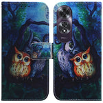 Custodia per cellulare in pelle flip con disegno colorato, For OPPO K12x, For OPPO A60 4G