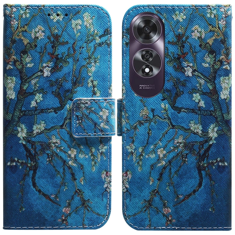 Custodia per cellulare in pelle flip con disegno colorato, For OPPO K12x, For OPPO A60 4G