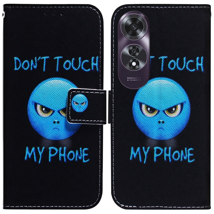 Custodia per cellulare in pelle flip con disegno colorato, For OPPO K12x, For OPPO A60 4G