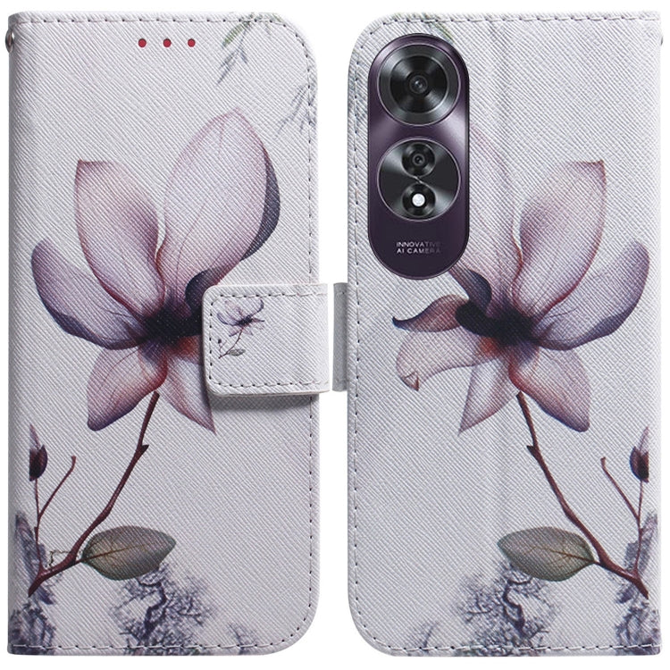 Custodia per cellulare in pelle flip con disegno colorato, For OPPO K12x, For OPPO A60 4G