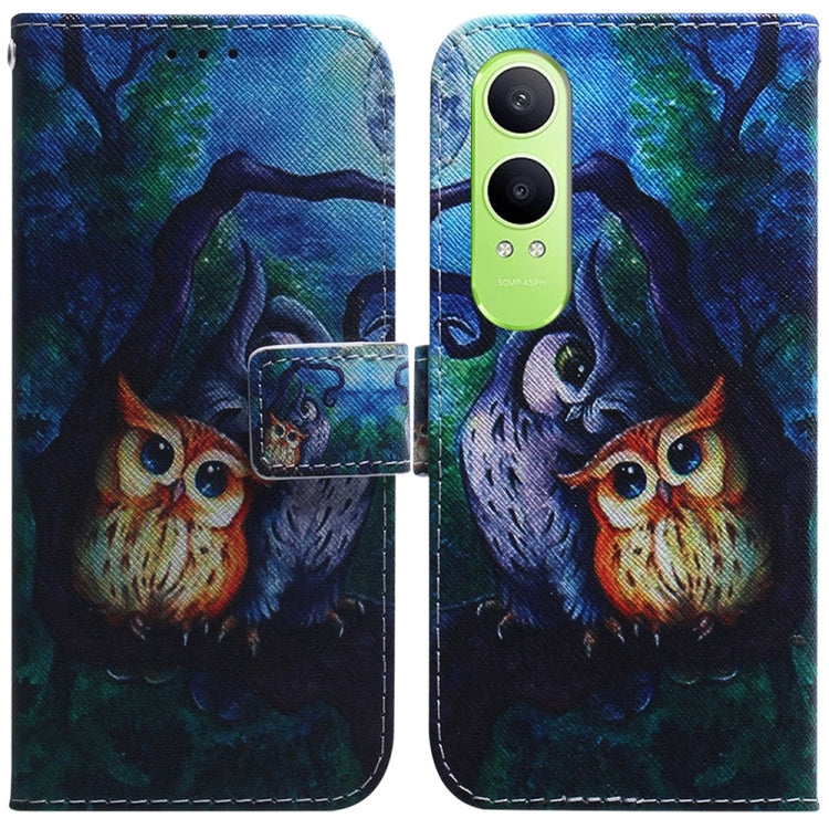 Custodia per cellulare in pelle flip con disegno colorato, For OPPO K12x, For OPPO A60 4G
