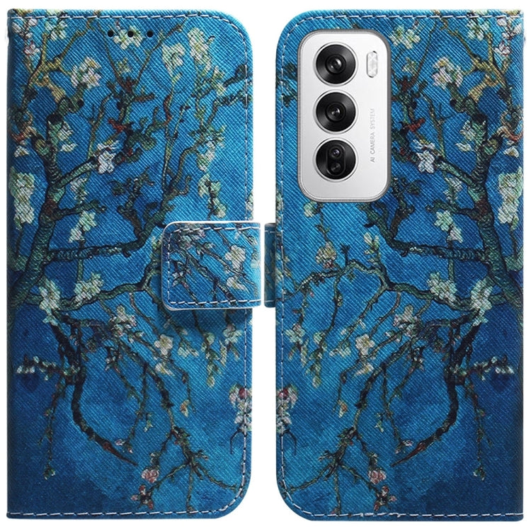 Custodia per cellulare in pelle flip con disegno colorato, For OPPO Reno12 Pro 5G Global, For OPPO Reno12 5G Global