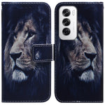 Custodia per cellulare in pelle flip con disegno colorato, For OPPO Reno12 Pro 5G Global, For OPPO Reno12 5G Global