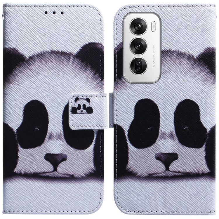 Custodia per cellulare in pelle flip con disegno colorato, For OPPO Reno12 Pro 5G Global, For OPPO Reno12 5G Global