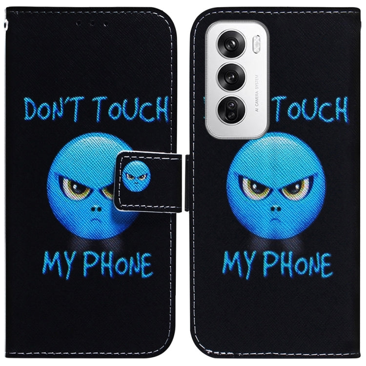 Custodia per cellulare in pelle flip con disegno colorato, For OPPO Reno12 Pro 5G Global, For OPPO Reno12 5G Global