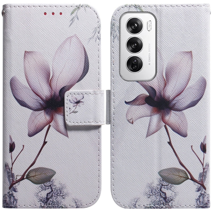 Custodia per cellulare in pelle flip con disegno colorato, For OPPO Reno12 Pro 5G Global, For OPPO Reno12 5G Global