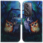 Custodia per cellulare in pelle flip con disegno colorato, For OPPO Reno12 Pro 5G Global, For OPPO Reno12 5G Global