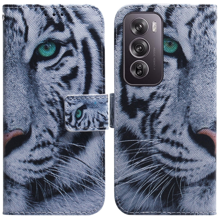 Custodia per cellulare in pelle flip con disegno colorato, For OPPO Reno12 Pro 5G Global, For OPPO Reno12 5G Global