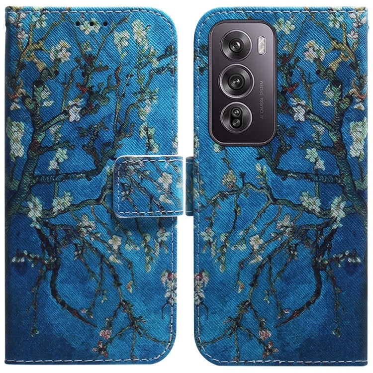 Custodia per cellulare in pelle flip con disegno colorato, For OPPO Reno12 Pro 5G Global, For OPPO Reno12 5G Global