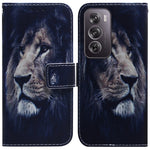 Custodia per cellulare in pelle flip con disegno colorato, For OPPO Reno12 Pro 5G Global, For OPPO Reno12 5G Global