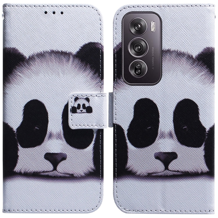 Custodia per cellulare in pelle flip con disegno colorato, For OPPO Reno12 Pro 5G Global, For OPPO Reno12 5G Global