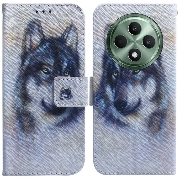 Custodia per cellulare in pelle flip con disegno colorato, For OPPO A5x 5G / A3 4G / 5G / A3x 4G / 5G, For OPPO Reno12 F 5G