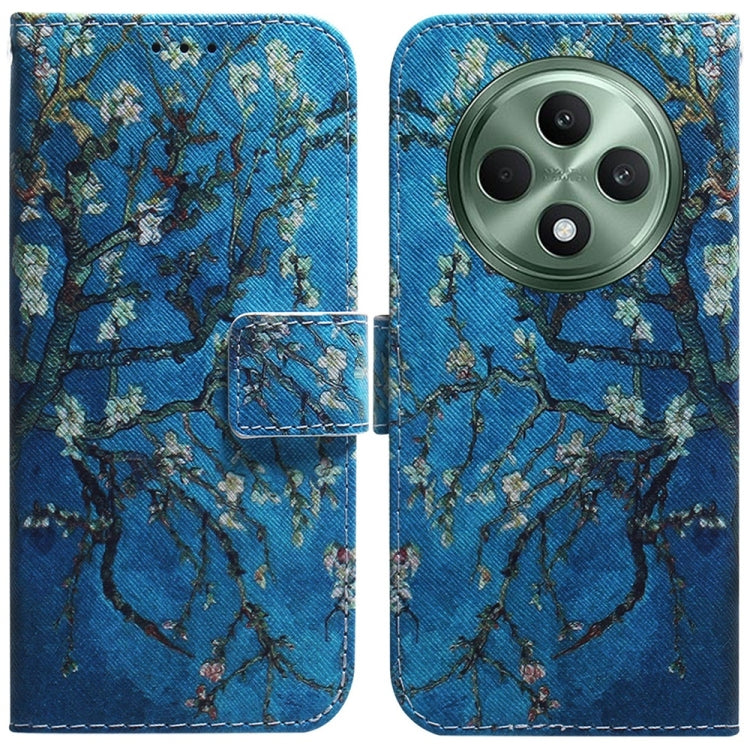 Custodia per cellulare in pelle flip con disegno colorato, For OPPO A5x 5G / A3 4G / 5G / A3x 4G / 5G, For OPPO Reno12 F 5G