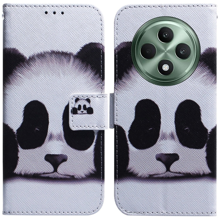Custodia per cellulare in pelle flip con disegno colorato, For OPPO A5x 5G / A3 4G / 5G / A3x 4G / 5G, For OPPO Reno12 F 5G