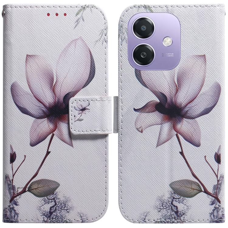 Custodia per cellulare in pelle flip con disegno colorato, For OPPO A5x 5G / A3 4G / 5G / A3x 4G / 5G, For OPPO Reno12 F 5G