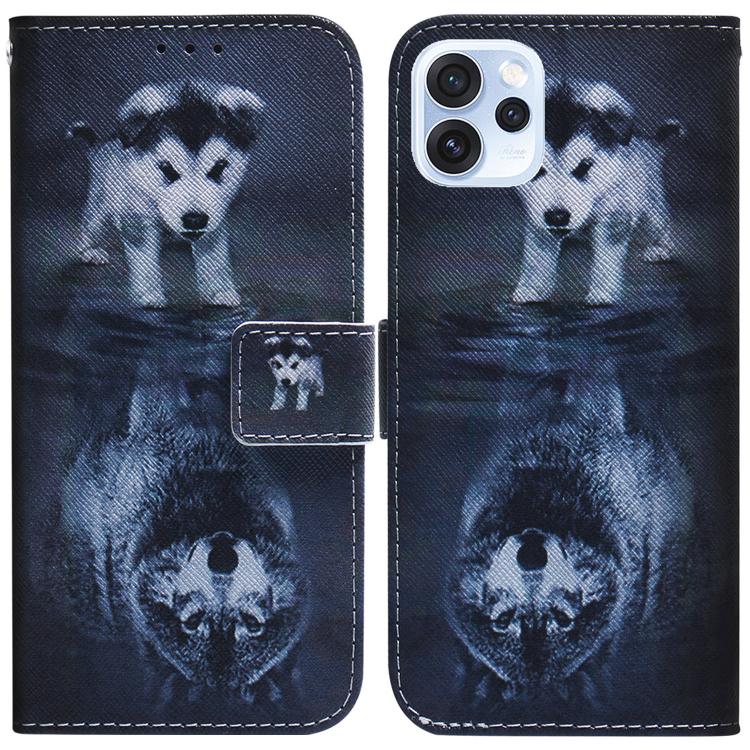 Custodia per cellulare in pelle flip con disegno colorato, For OPPO A6 / A6s / A6t / A6x 4G / 5G Global, For OPPO Reno15 Pro Max 5G / Reno15 Pro India