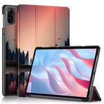 Custodia per tablet in pelle con supporto a 3 pieghe con disegno colorato, For Honor Pad X9 / X8 Pro 11.5