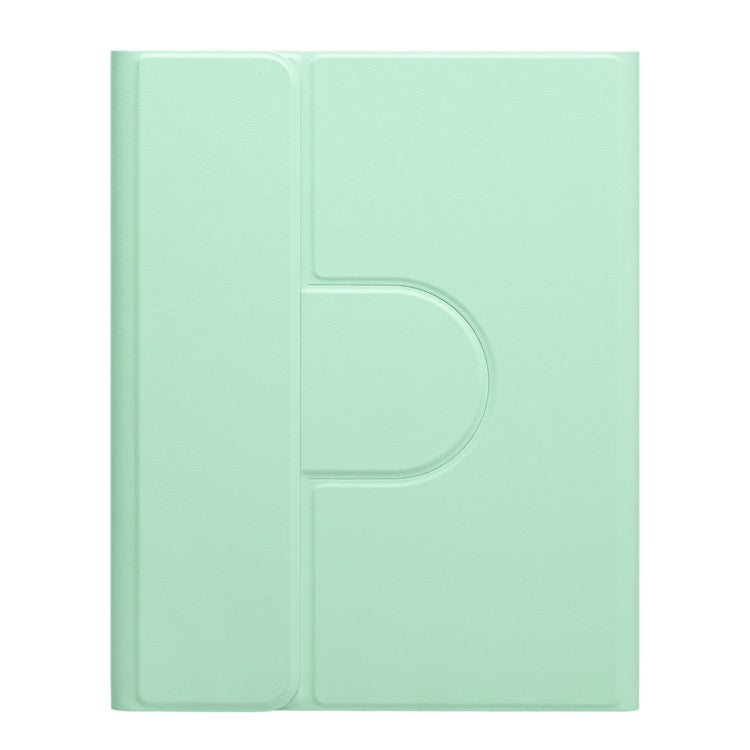 Custodia in pelle per tastiera Bluetooth girevole a 360 gradi con pulsante rotondo con touchpad, For iPad 10th Gen 10.9 2022, For iPad Air 2022 / iPad Pro 11 2021, For iPad 10.2 2021 / Air 2019