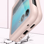 Custodia per telefono in pelle con cinturino da polso, For Motorola Razr 40 Ultra