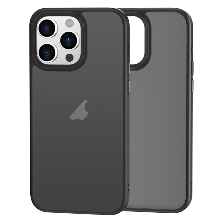 Brilliant Series Custodia per telefono per PC anti-impronta microsmerigliata, For iPhone 15 Pro Max, For iPhone 15 Pro, For iPhone 15 Plus, For iPhone 15