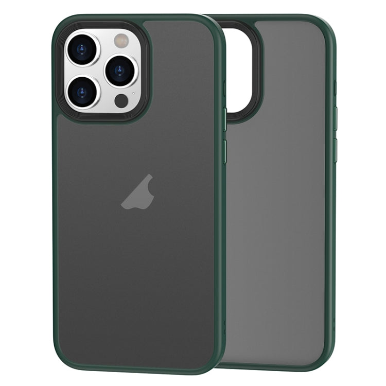 Brilliant Series Custodia per telefono per PC anti-impronta microsmerigliata, For iPhone 15 Pro Max, For iPhone 15 Pro, For iPhone 15 Plus, For iPhone 15
