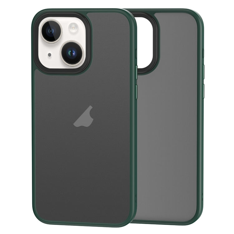 Brilliant Series Custodia per telefono per PC anti-impronta microsmerigliata, For iPhone 15 Pro Max, For iPhone 15 Pro, For iPhone 15 Plus, For iPhone 15